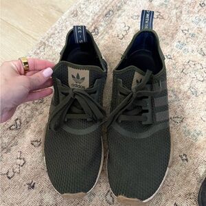 adidas Men's Olive Green Athletic Sneakers